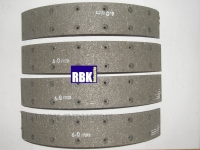 Fahr Bremsbeläge 50 x 6 x 327/243 ∅ 300 inkl. Nieten 4 x 10